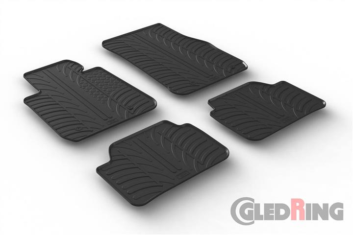 GledRing 0349 Килимки салону GledRing гумові чорні для BMW 1-series (2011-), комплект 0349: Купити в Україні - Добра ціна на EXIST.UA!