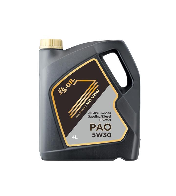 S-Oil SPAO5304 Моторна олива S-Oil SEVEN PAO 5W-30, 4л SPAO5304: Купити в Україні - Добра ціна на EXIST.UA!