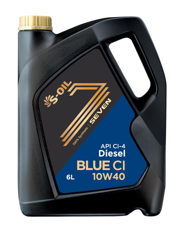 S-Oil SBC110406 Олива моторна S-Oil SEVEN BLUE CI 10W-40, 6 л SBC110406: Купити в Україні - Добра ціна на EXIST.UA!