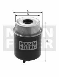 Mann-Filter WK 815/2 Фільтр палива WK8152: Купити в Україні - Добра ціна на EXIST.UA!