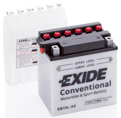 Exide EB10L-A2 Акумулятор Exide Conventional 12В 11Ач 130А(EN) R+ EB10LA2: Приваблива ціна - Купити в Україні на EXIST.UA!
