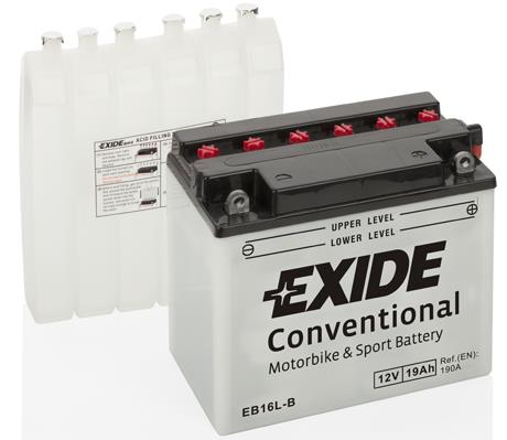 Exide EB16L-B Акумулятор Exide Conventional 12В 19Ач 190А(EN) R+ EB16LB: Купити в Україні - Добра ціна на EXIST.UA!