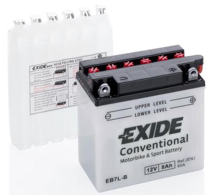 Exide EB7L-B Акумулятор Exide Conventional 12В 8Ач 85А(EN) R+ EB7LB: Приваблива ціна - Купити в Україні на EXIST.UA!