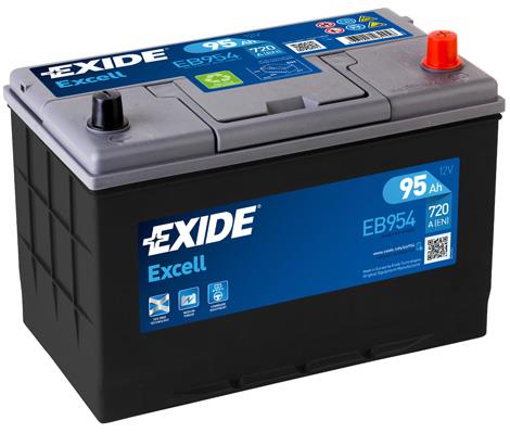 Exide EB954 Акумулятор Exide Excell 12В 95Ач 720А(EN) R+ EB954: Купити в Україні - Добра ціна на EXIST.UA!