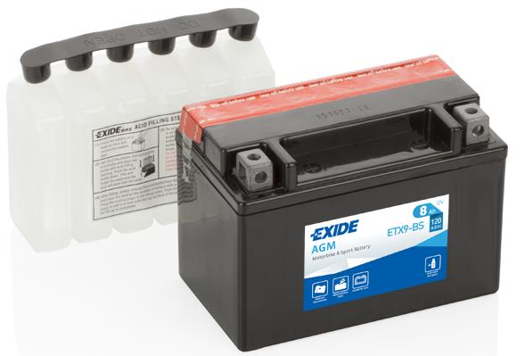 Exide ETX9-BS Акумулятор Exide AGM 12В 8Ач 120А(EN) L+ ETX9BS: Купити в Україні - Добра ціна на EXIST.UA!
