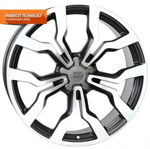 RAU20906538IIX WSP Italy Диск колеса легкосплавний WSP Italy W565 MEDEA (AUDI) 9x20 5x112 ET38 DIA57,1 DULL BLACK POLISHED