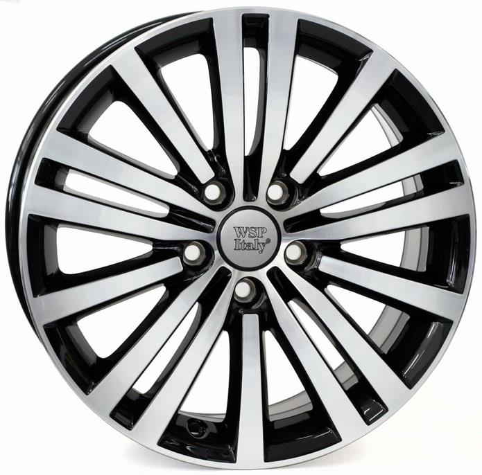 RVO17756247IZX WSP Italy Диск колеса легкосплавний WSP Italy W462 ALTAIR (VOLKSWAGEN) 7,5x17 5x112 ET47 DIA57,1 GLOSSY BLACK POLISHED