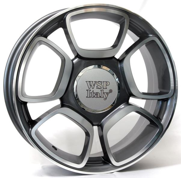 WSP Italy RFI17705737BND Диск колеса легкосплавний WSP Italy W157 FORIO (FIAT) 7x17 4x100 ET37 DIA56,6 ANTHRACITE POLISHED RFI17705737BND: Купити в Україні - Добра ціна на EXIST.UA!