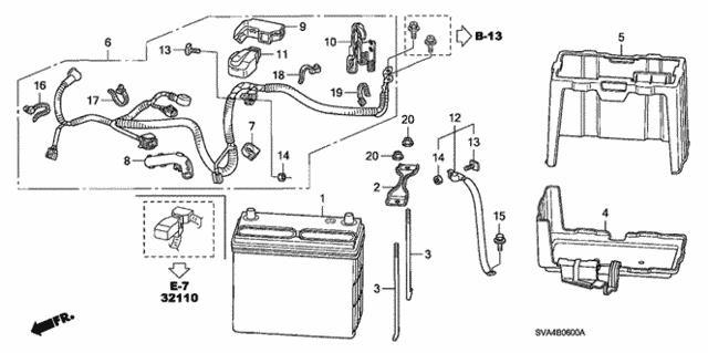 32125RRA300 Honda Накладка