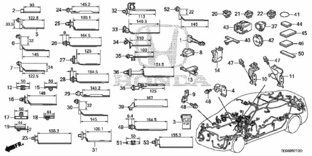 32611TA0A00 Honda Кронштейн осушувача