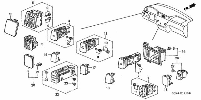 35151S0XA11 Honda Лампа галогенная 12В