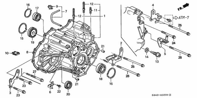 91007PCJ003 Honda Вкладыш шатунный