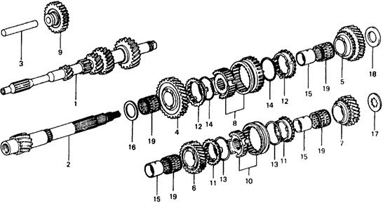 23641634010 Honda Кольцо стопорное