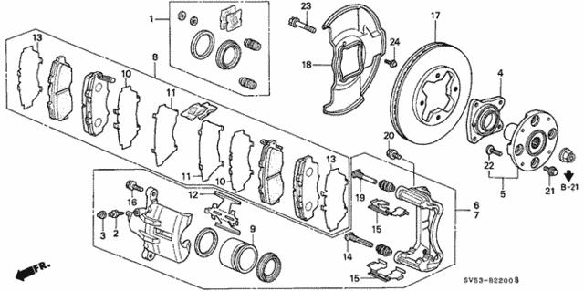 Honda 45022-SM5-516 Автозапчасть 45022SM5516: Отличная цена - Купить в Украине на EXIST.UA! 45022SM5516 Honda Автозапчасть