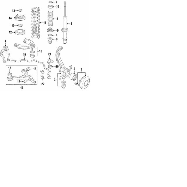 Honda 51401-SDA-A21 Автозапчастина 51401SDAA21: Приваблива ціна - Купити в Україні на EXIST.UA! 51401SDAA21 Honda Автозапчастина