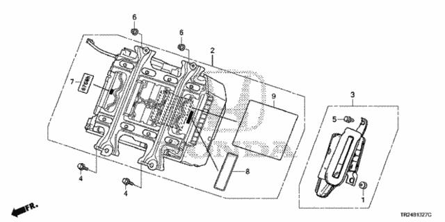1K812R9CC00 Honda Наклейка
