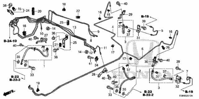 46390TR0A01 Honda Кліпса