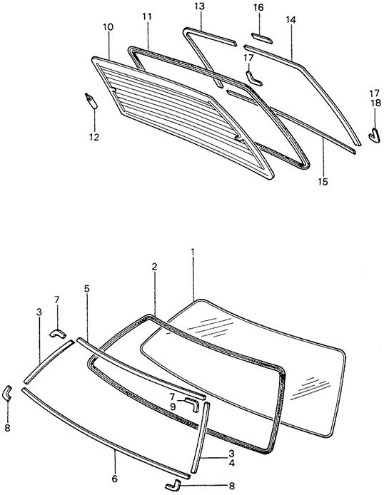 74801SA0000 Honda Молдинг
