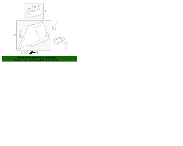 84615T7L000 Honda Кронштейн осушителя