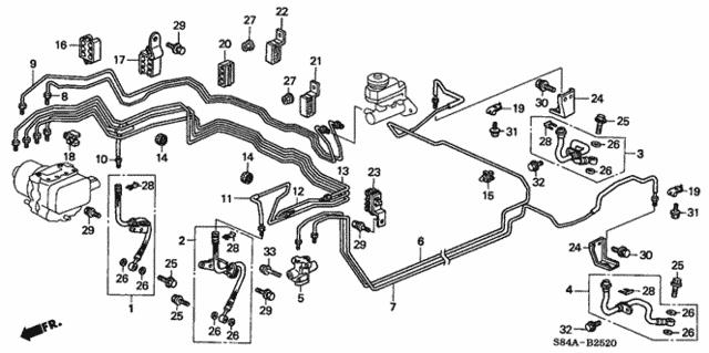46394S0KA00 Honda Клипса