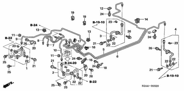 46394S2AA50 Honda Кліпса