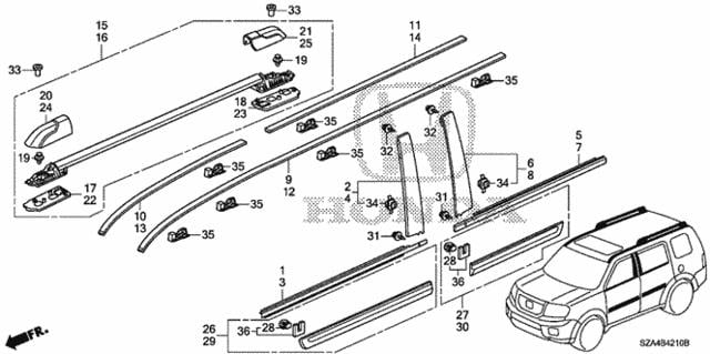 75274SZAA01 Honda Кліпса