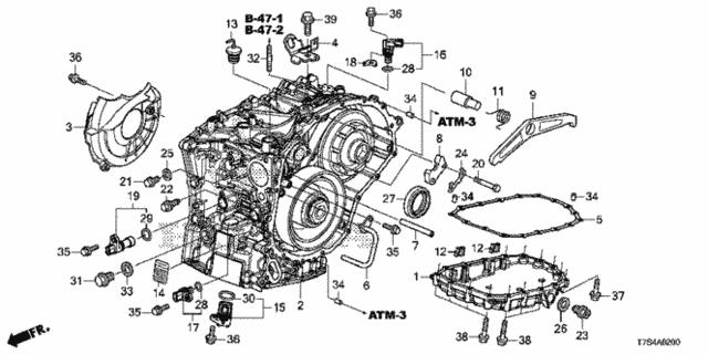 912065T0004 Honda Сальник