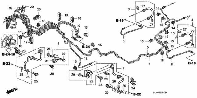 46395SLA003 Honda Клипса
