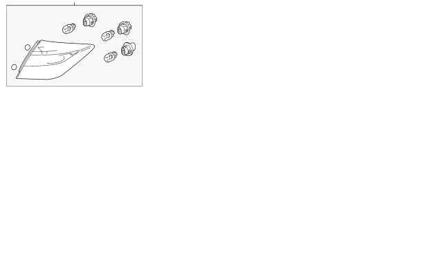 33500TP6A11 Honda Фонарь задний левый