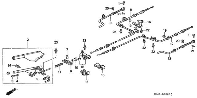 47342S04003 Honda Выключатель