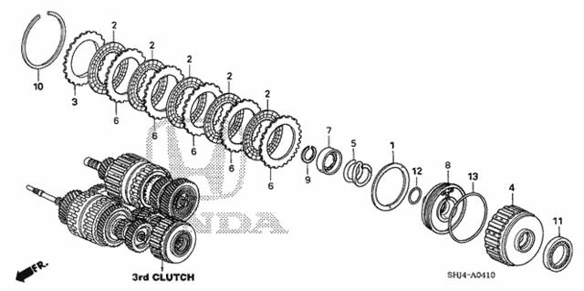 22670PGH003 Honda Поршень