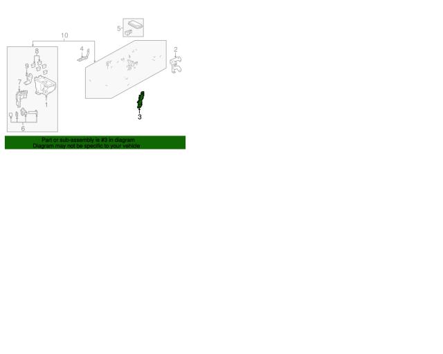 38258T5A000 Honda Кронштейн осушителя