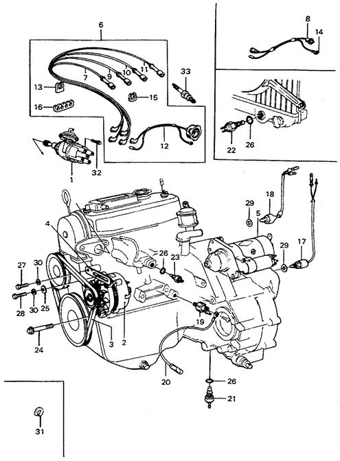 38762634810 Honda Кронштейн генератора