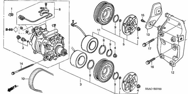 38773PLMA11 Honda Кліпса