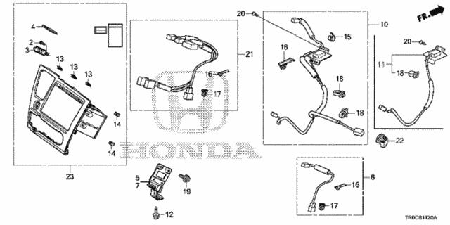 39115TR0003 Honda Клипса