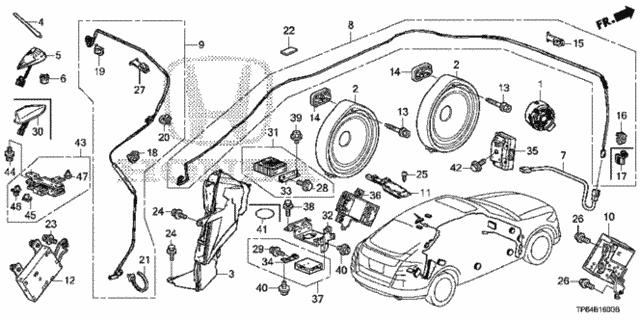 39189TP6A30 Honda Кронштейн осушителя