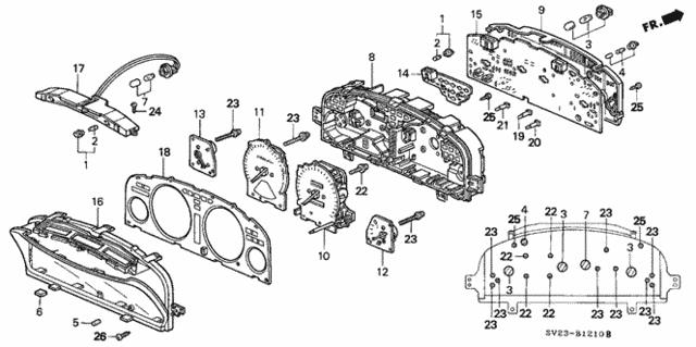78146SV2A31 Honda Панель