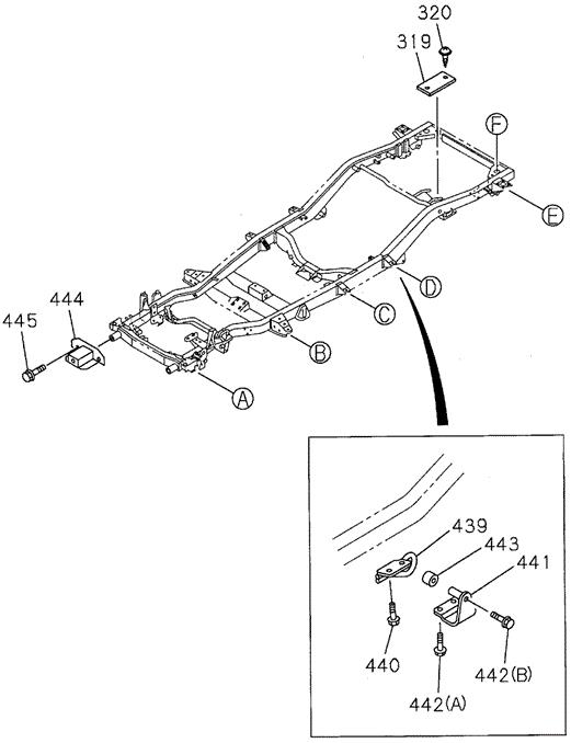 8971079051 Honda Кронштейн осушителя