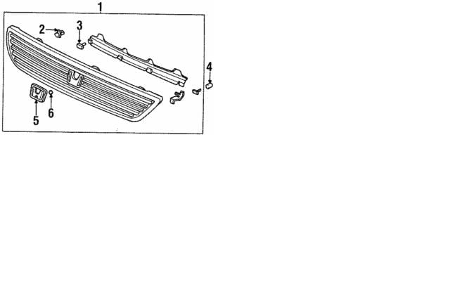 90157SP0901 Honda Клипса