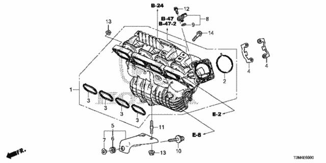 172165A2A00 Honda Хомут