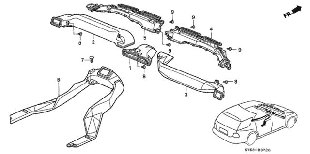 90667SA7003F5 Honda Кліпса