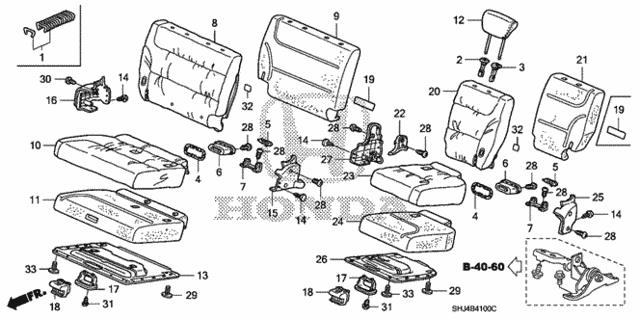 90667SA7003K6 Honda Кліпса