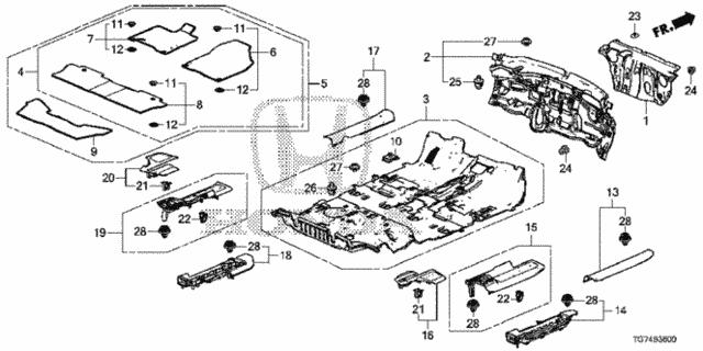 91546TZ5A01 Honda Кліпса