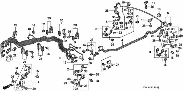 46392SV7A50 Honda Клипса