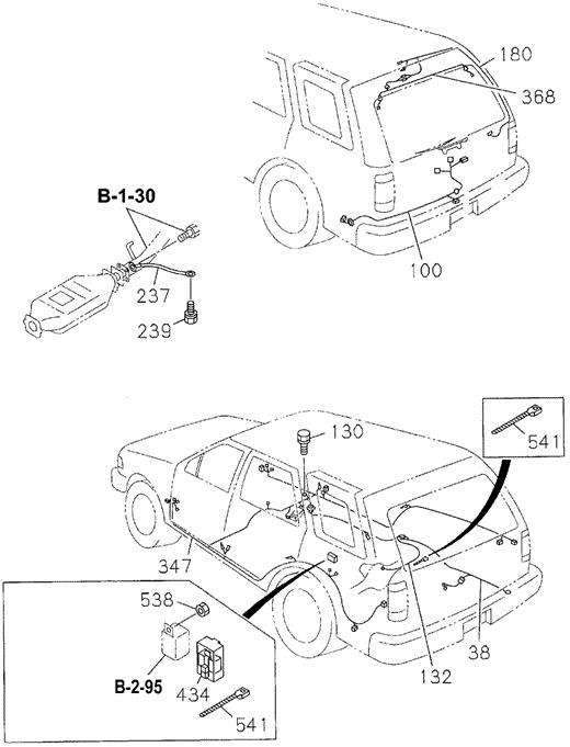 8971343501 Honda Жгут электропроводов