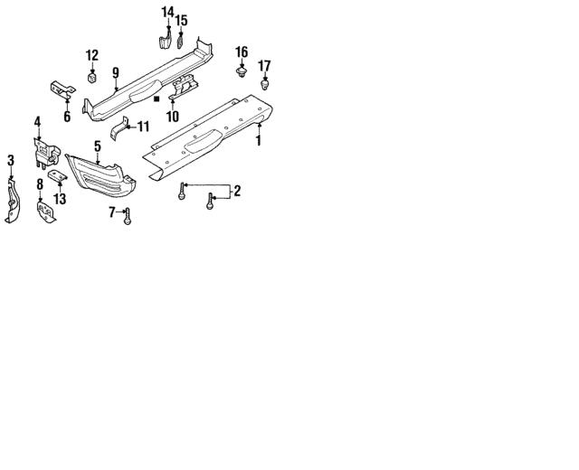 8971395271 Honda Кронштейн осушителя