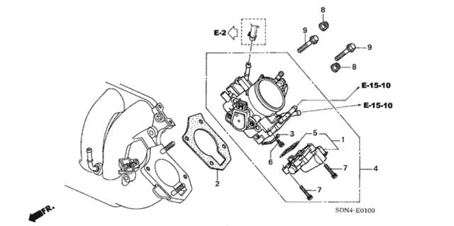 16456PNDA01 Honda Прокладка