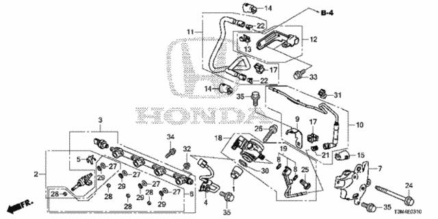 165125A2A10 Honda Кронштейн осушителя