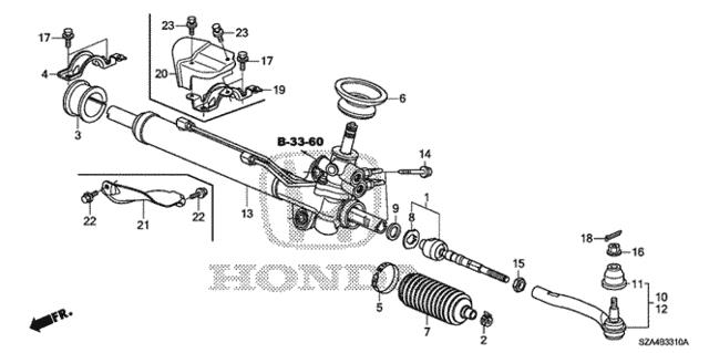 90107STXA01 Honda Болт