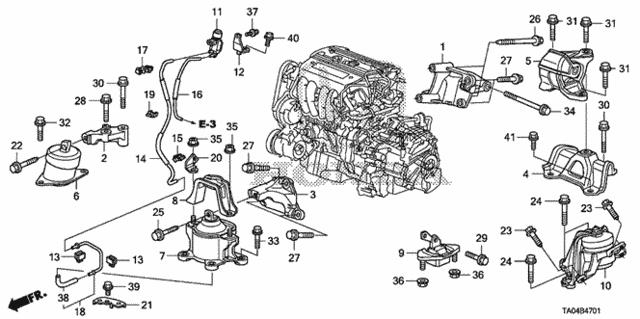 Болт Honda 90176-TA0-A01
